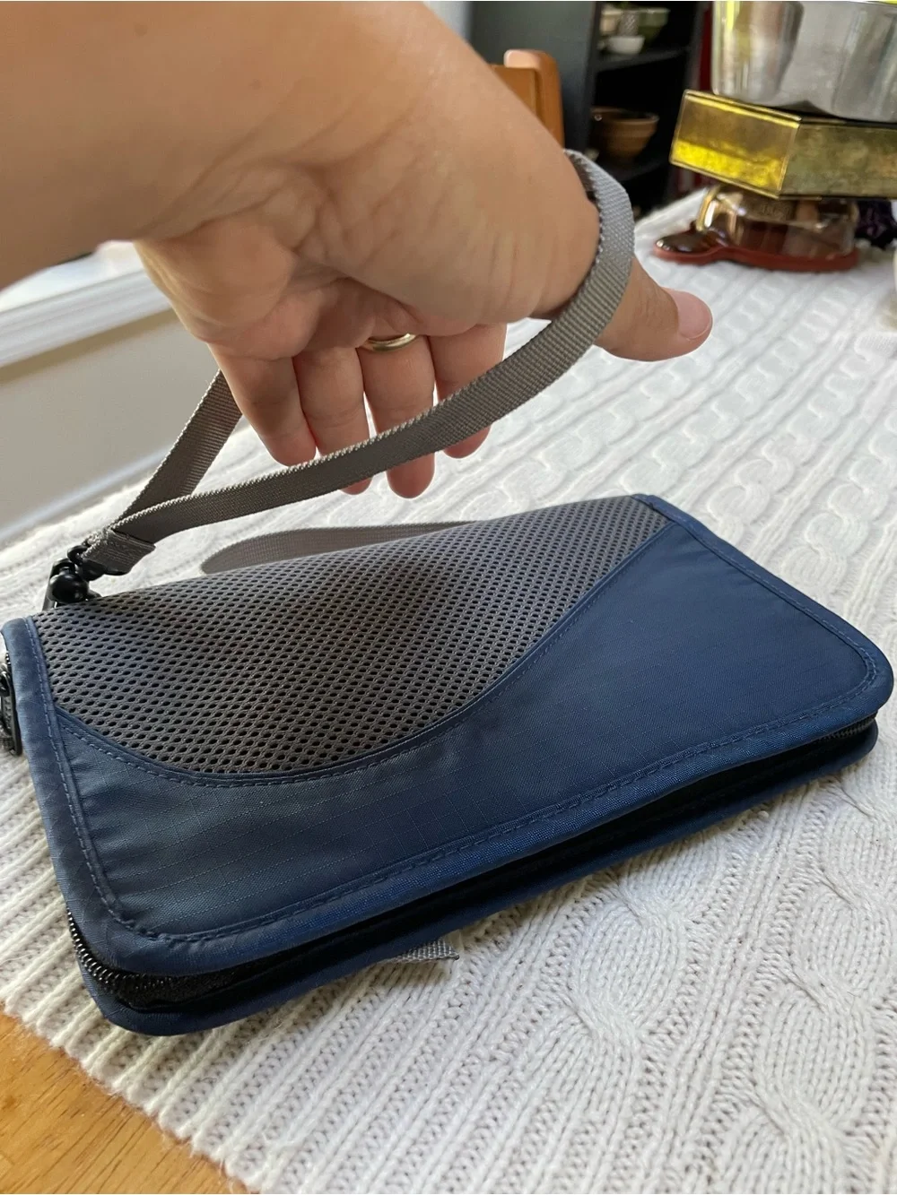 L.L. Bean Unisex Travel Document Holder Wallet Wristlet